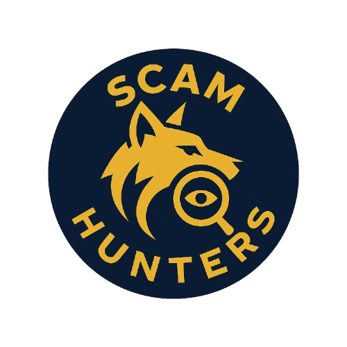 SCAM HUNTERS logo